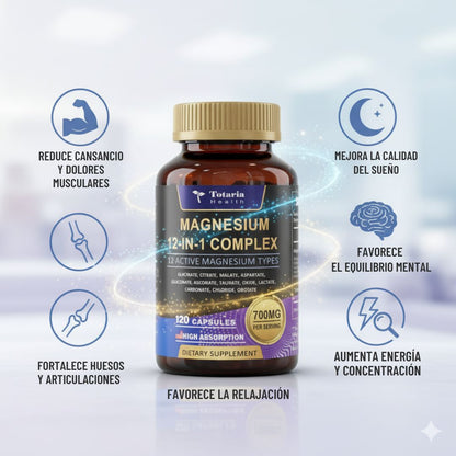 Magnesio Complex 8 en 1 (90 cápsulas el Original)